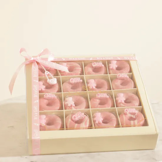 CocoaNuts It's A Girl Doughnut Chocolate Box