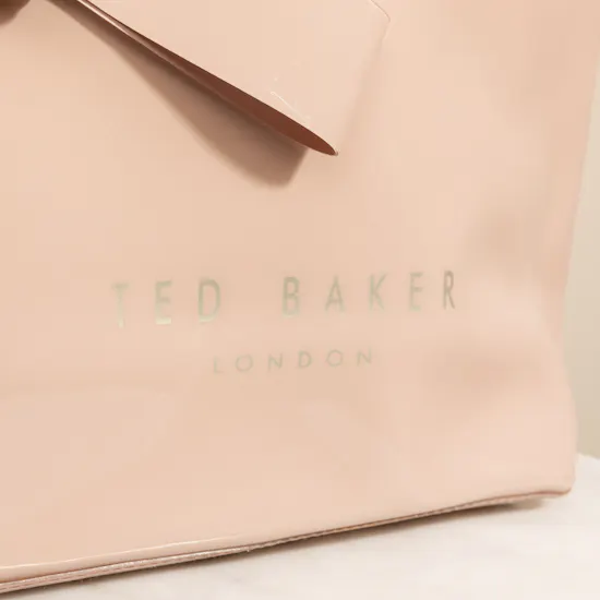 Ted Baker Women's Nicon Vinyl Pink Bow Bag