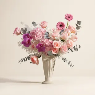 Gentle Embrace Flower Vase