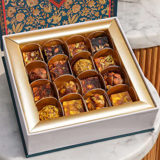 MyGovindas Zero Sugar Dry Fruit Chikki Medium Box | Beautiful Fragrance Flowers