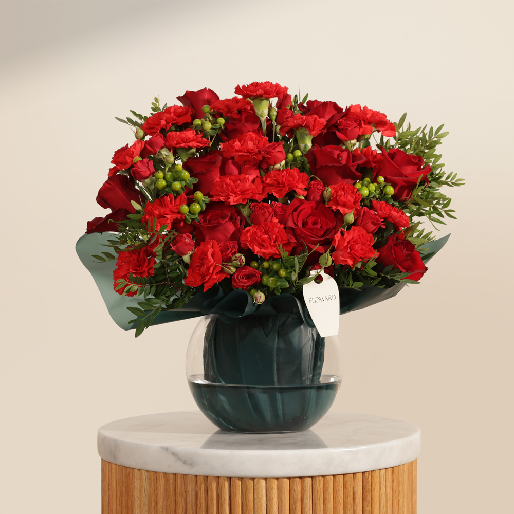 مزهرية زهور ساحرة