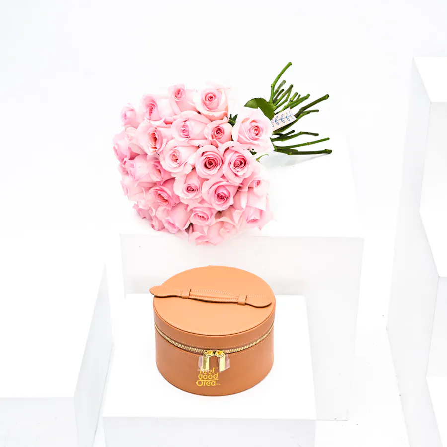 Feel Good Tea Bag | Pink Roses 5