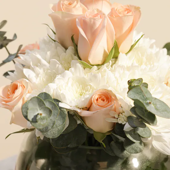 Peachy Dream Flower Vase