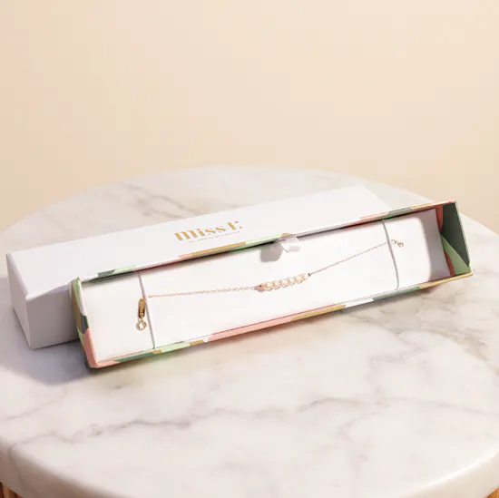 Miss L by L'azurde Pearls Chain Bracelet
