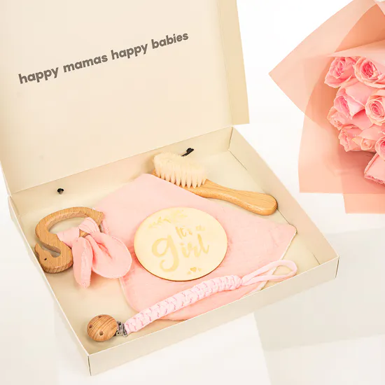 Dee Mama Gift Set for baby girls | Pink Rose