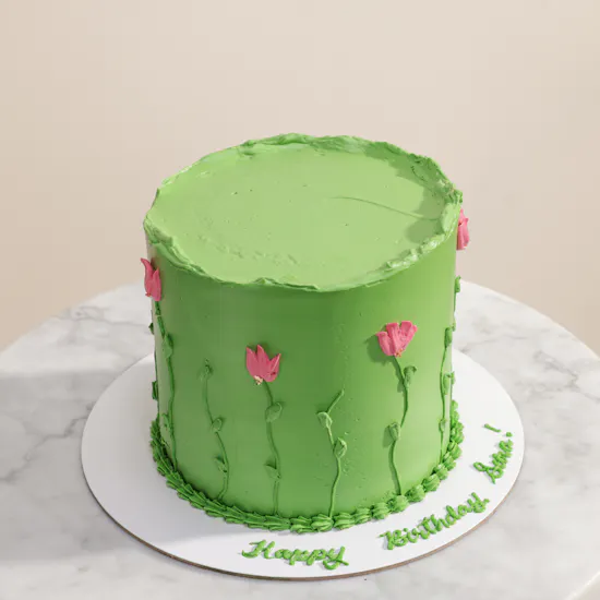 Floward Personalized Pistachio Bloom Cake