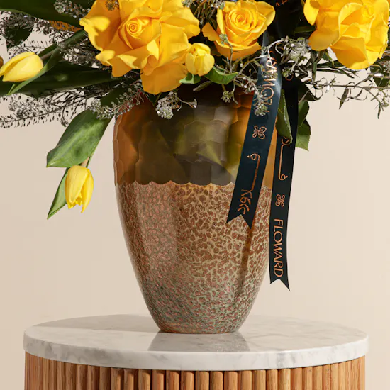 Golden Grace Vase