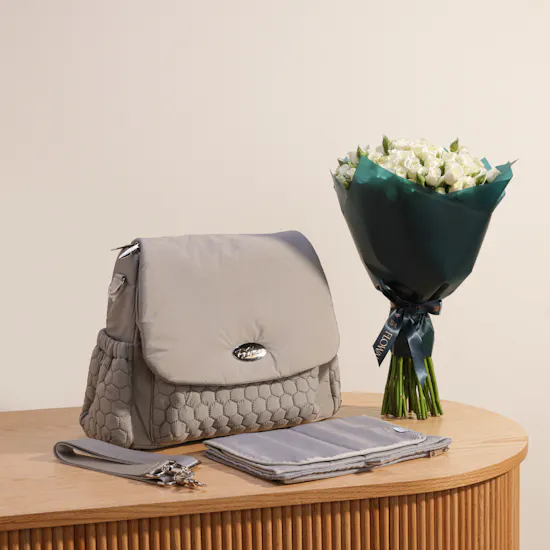 Tiny Humans Diaper Bag | Flowers Bouquet