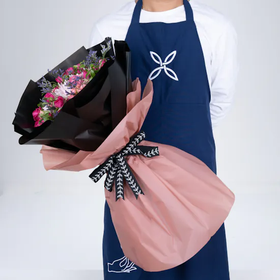 Blooming Galaxy | Alluring Large Floral Hand Bouquet