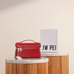 JW PEI Thea Top Handle Claret Bag