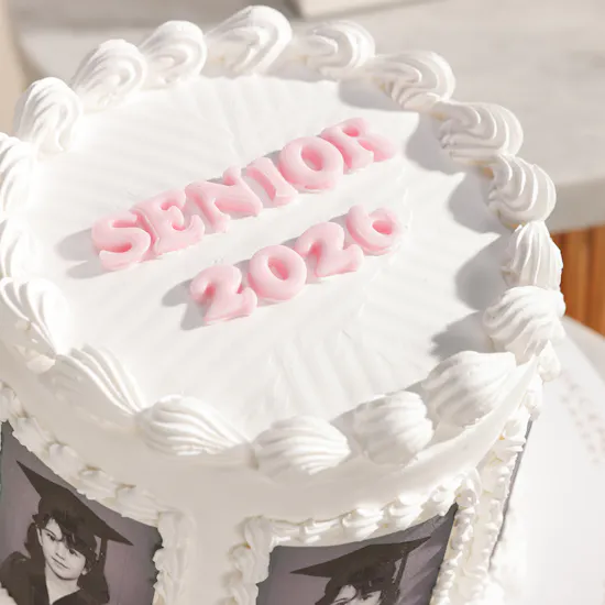 December Cake Personalized Graduation Photo Cake | Moments of Pride Flower Bouquet