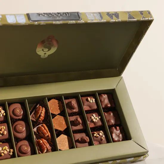 Soucolat Velvet Green Chocolate Box