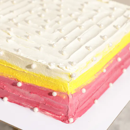 Floward Hazelnut & Chocolate Square Cake