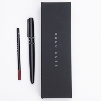 Hugo Boss Ballpoint Pen Illusion Gear- BLACK