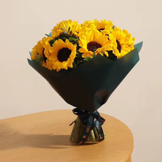 Unique Yellow Sunflower Bouquet