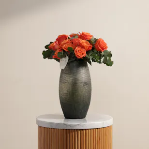 Golden Moments Flower Vase