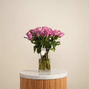 Purple Luxe Rose Vase