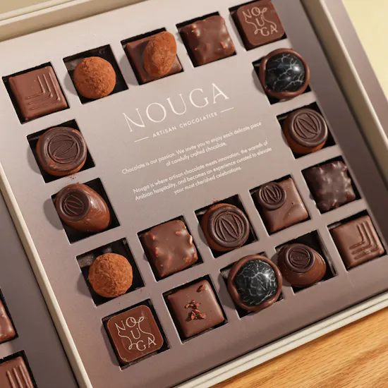 Nouga Get Well Soon Bonbons Chocolates Classic Trio Box