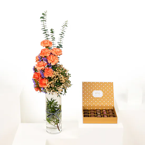 Linne Omani Chocolates | Orange Carnation