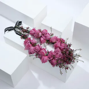 Purple Flowers Necklace Purple Flowers Necklace