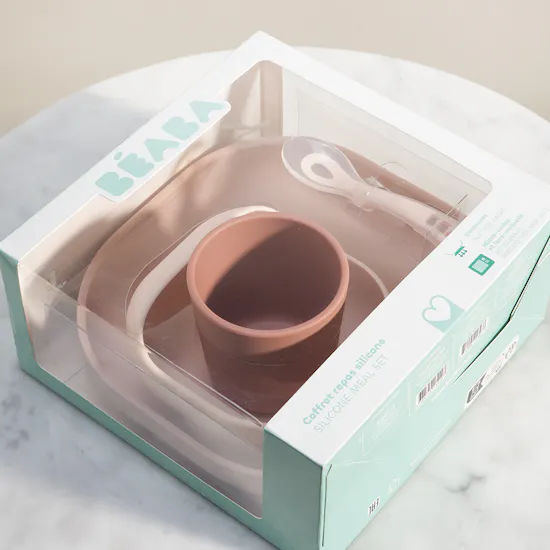Béaba Baby Silicone Feeding Set