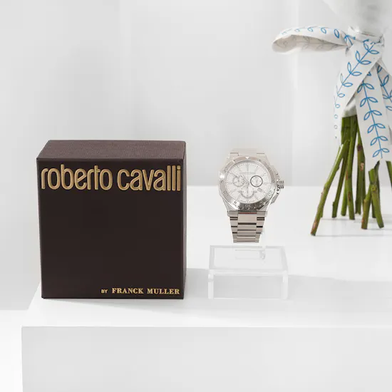 Roberto Cavalli By Franck Muller Men's Watch | 12 Roses of passion