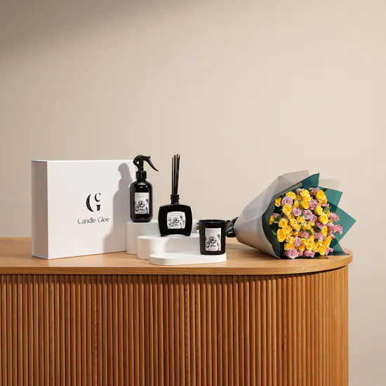 Candle Glee Fragrance Set | Flowers Bouquet
