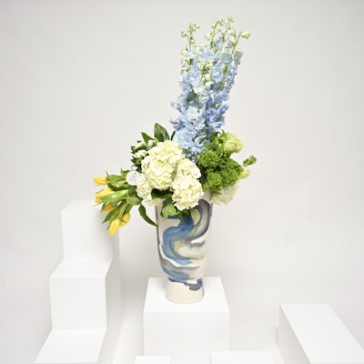 Glowing Blooms Vase by Abdullah Al-Mayouf