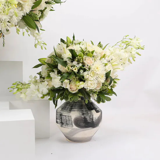 White Flowers Set
