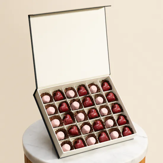 Floward Roses and Hearts Medium Chocolate Box