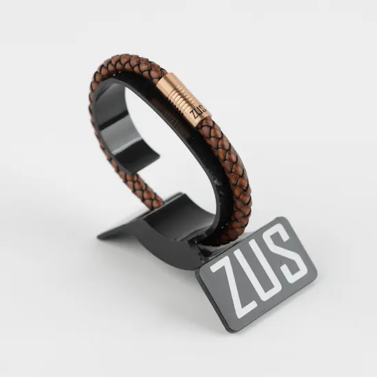 Zus Vintage Single Bracelet | Brown | 6 mm