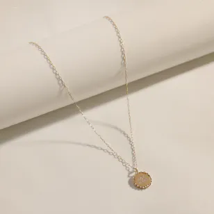 Midad Aries Gold and Diamonds Women's Necklace 