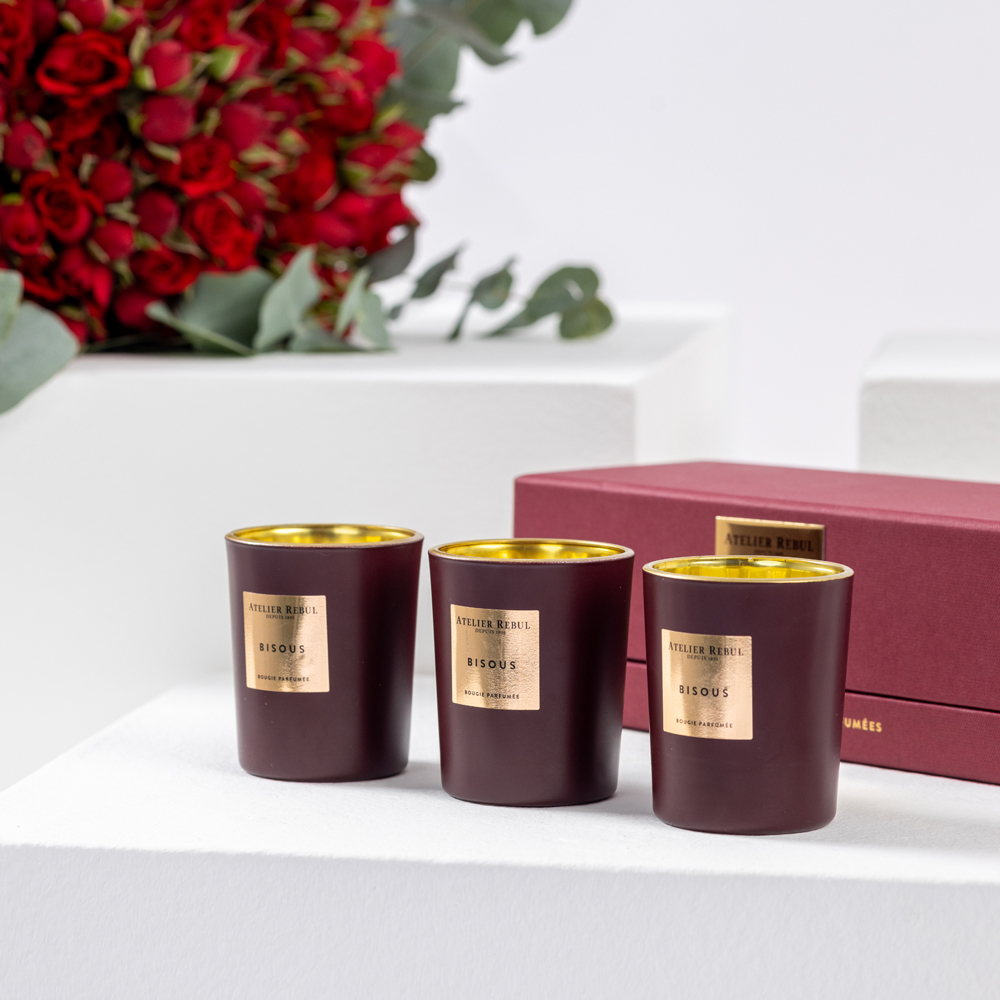 Atelier Rebul Bisous Candles Set | Love Bouquet
