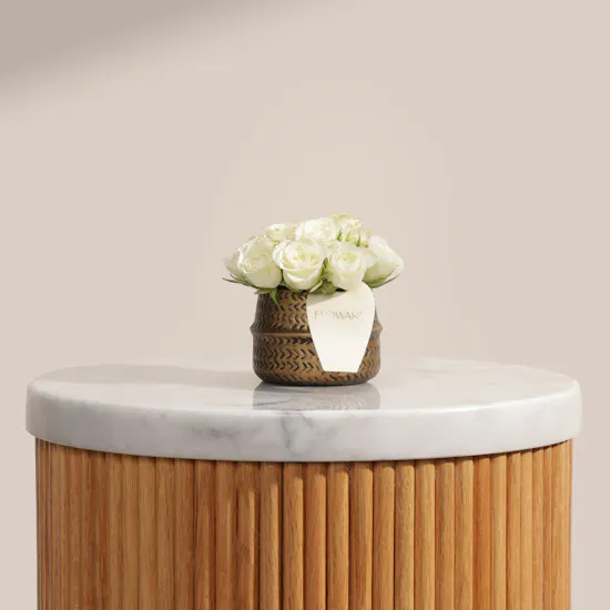 Pure Baby Roses Vase