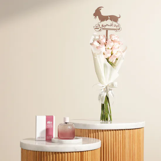 Lacoste L.12.12 Rose Eau Intense EDT for Women | Eid Flowers