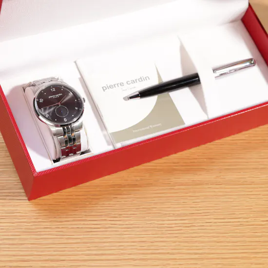 Pierre Cardin Watch & Pen Set | Flower Vase