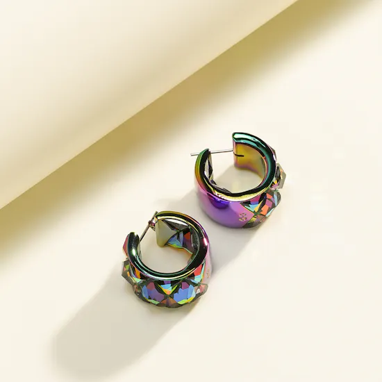 Swarovski Curiosa Green Women's Earring