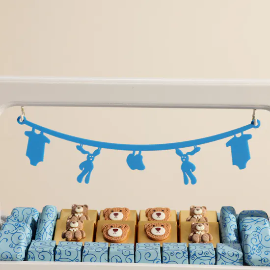 Floward Welcoming Baby Boy Chocolate Tray