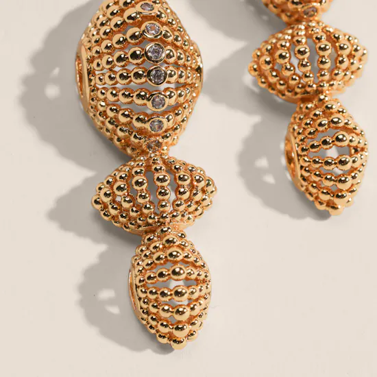 Lynyer Ravi Nova Drop Gold-plated Women's Earrings