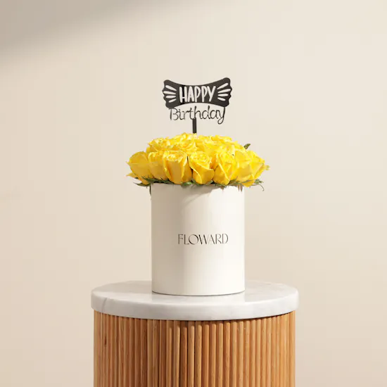 Whispering Birthday Rose Box