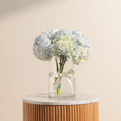 Dreamy Light Blue Hydrangea Vase Dreamy Light Blue Hydrangea Vase