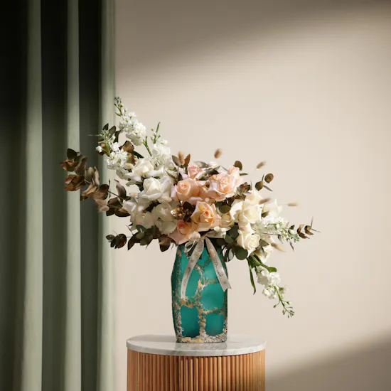 Whispers of Serenity Grace Flowers Vase