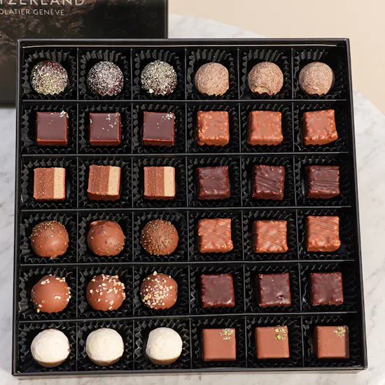 Sweetzerland Black Chocolate Box