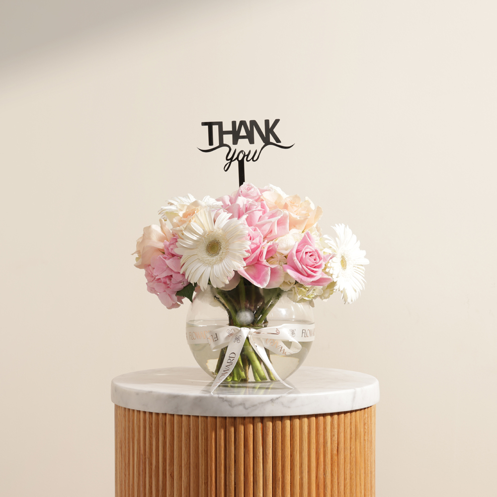 مزهرية زهور عبير الشكر المتناغمة 