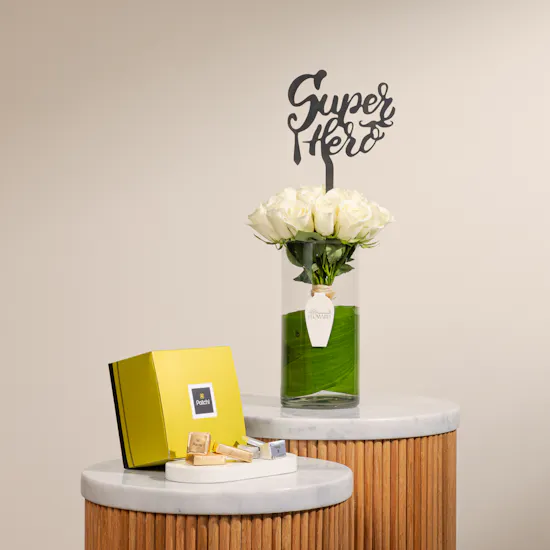 Patchi 1 kg Chocolate Box | White Roses