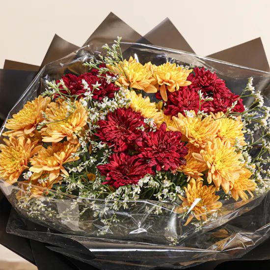 باقة زهور الغروب