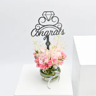 Pink Blooms Vase Pink Blooms Vase
