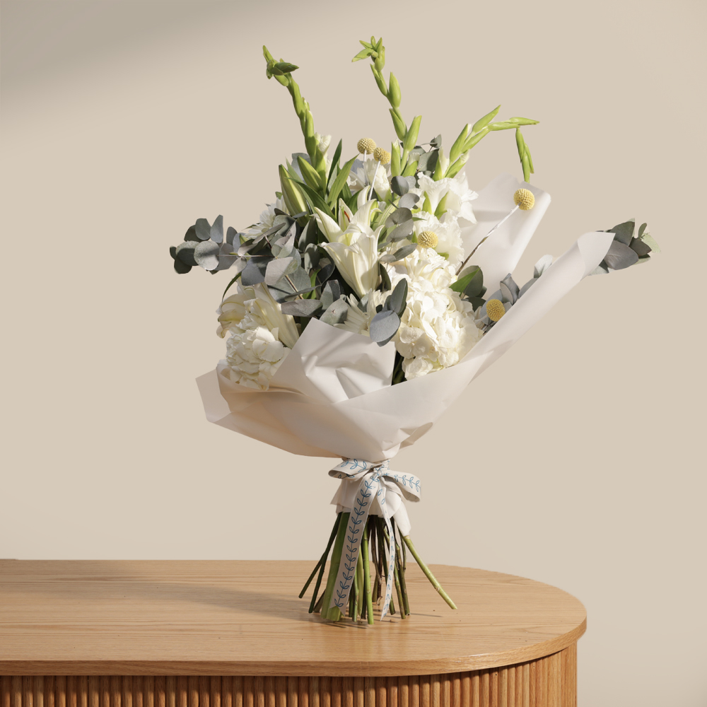 Classic Ivory Flower Bouquet