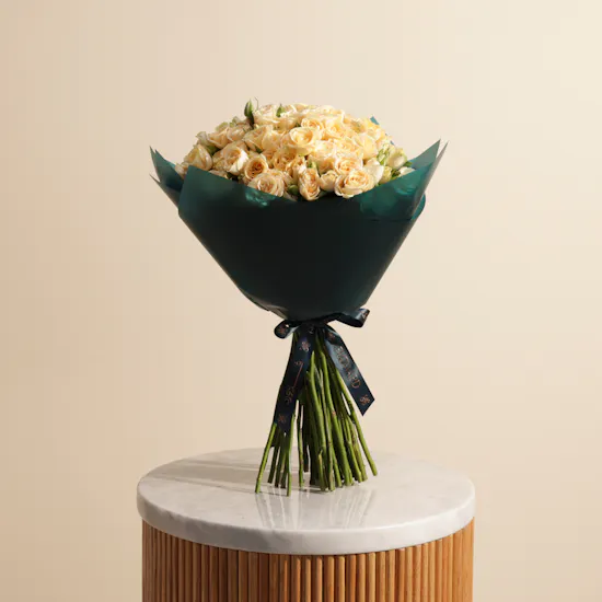 Cute Peach Baby Rose Bouquet