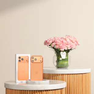 Apple iPhone 17 Pro Cosmic Orange 256GB | Scarlet Muse Flower